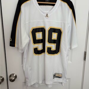 Appalachian State AppState L Away White and Black Men's Jersey